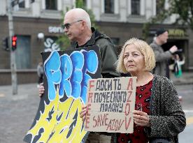 Dont Stay Silent! Captivity Kills rally in Kyiv